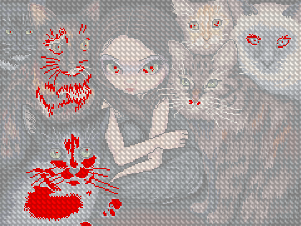 “It’s All about the Cats” by Jasmine Becket Griffith