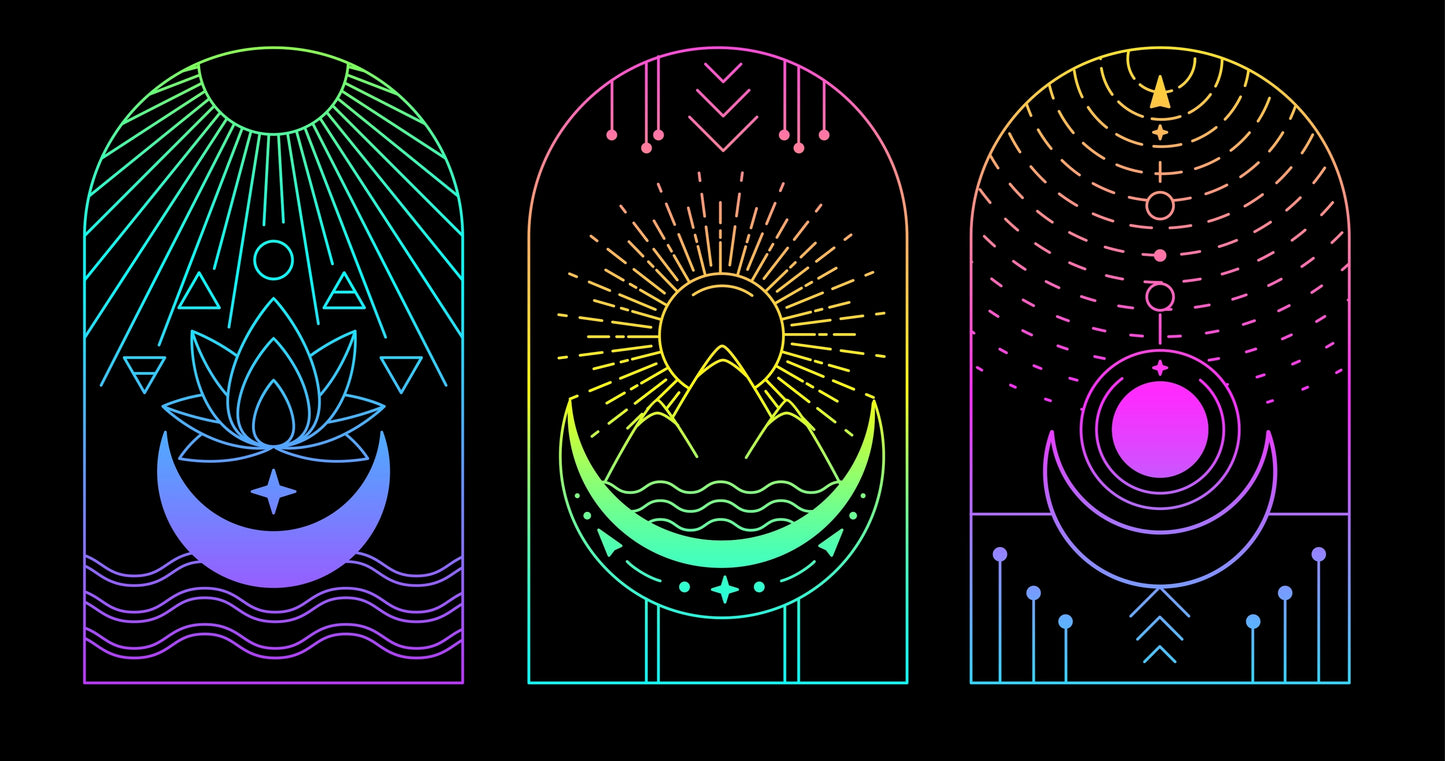 “Elemental Light” 3 pc set by Mountain Beetle