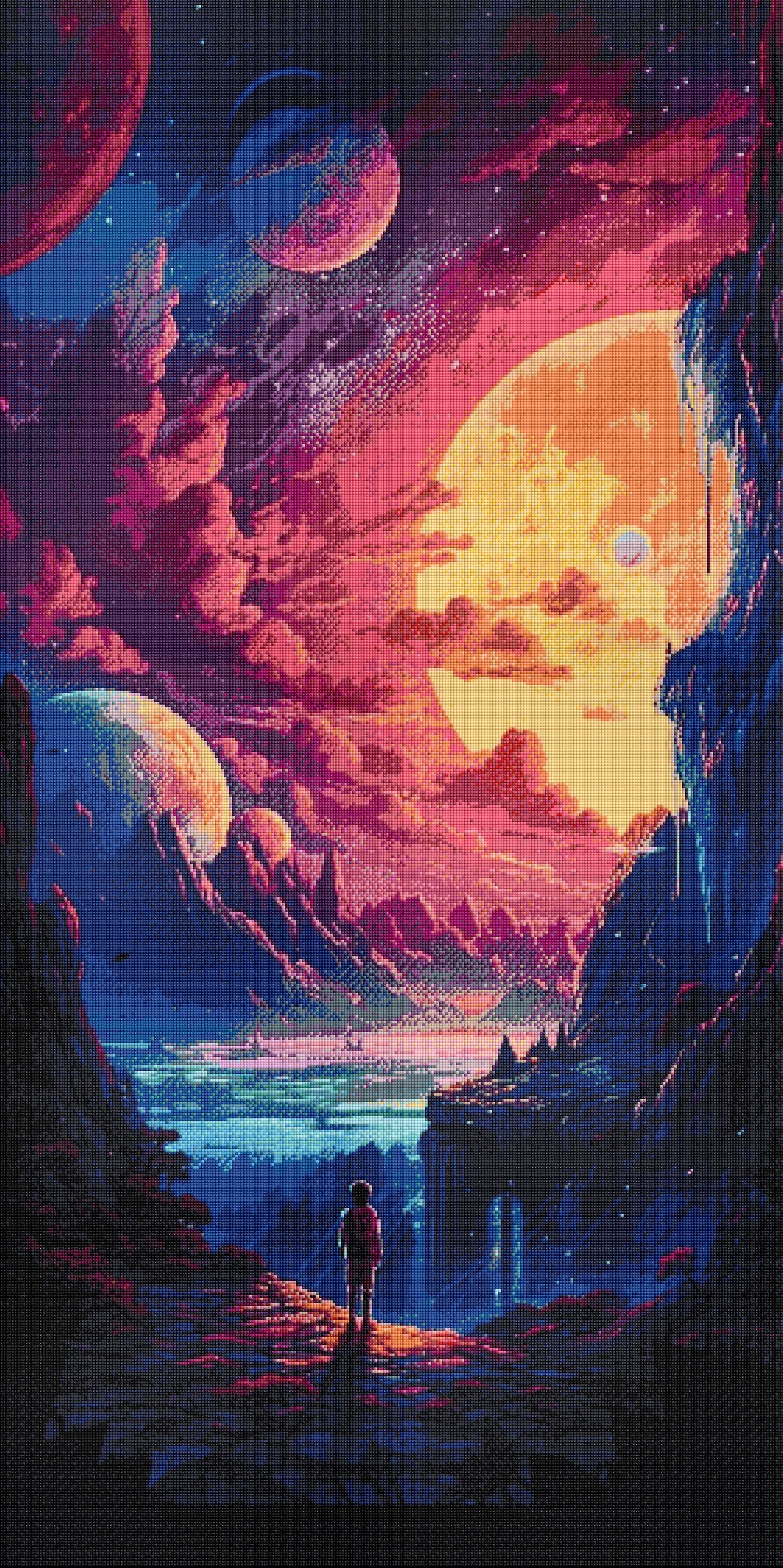 “Beyond the Falls” by Timon Angelides - XL Hybrid Render