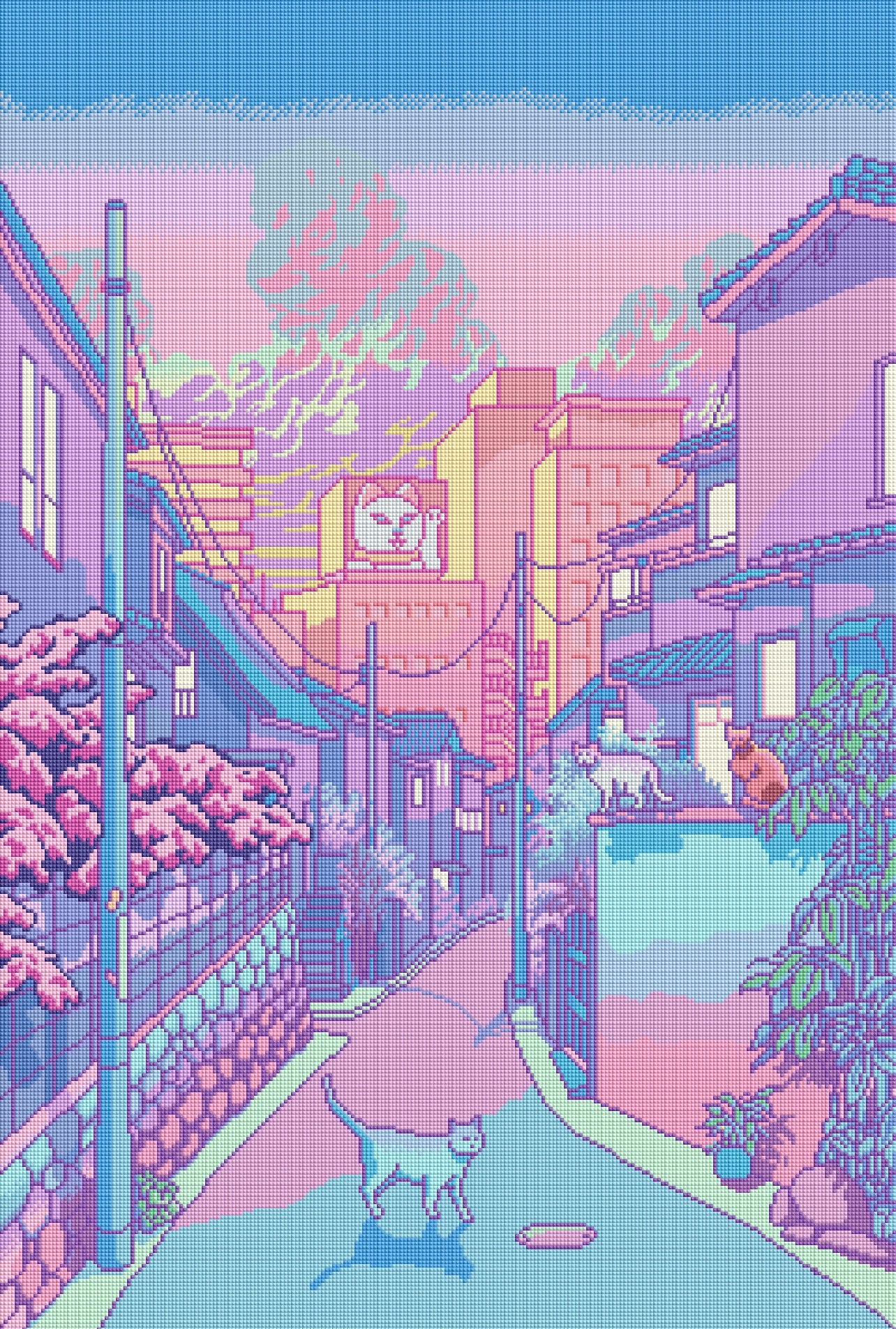 “Neko City” by Elora Pautrat