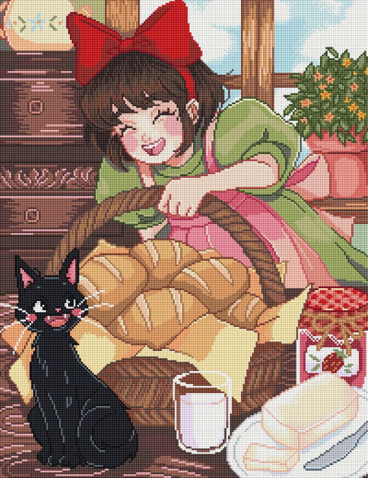 “Bread, Butter, and Strawberry Jam” by Nimeryart