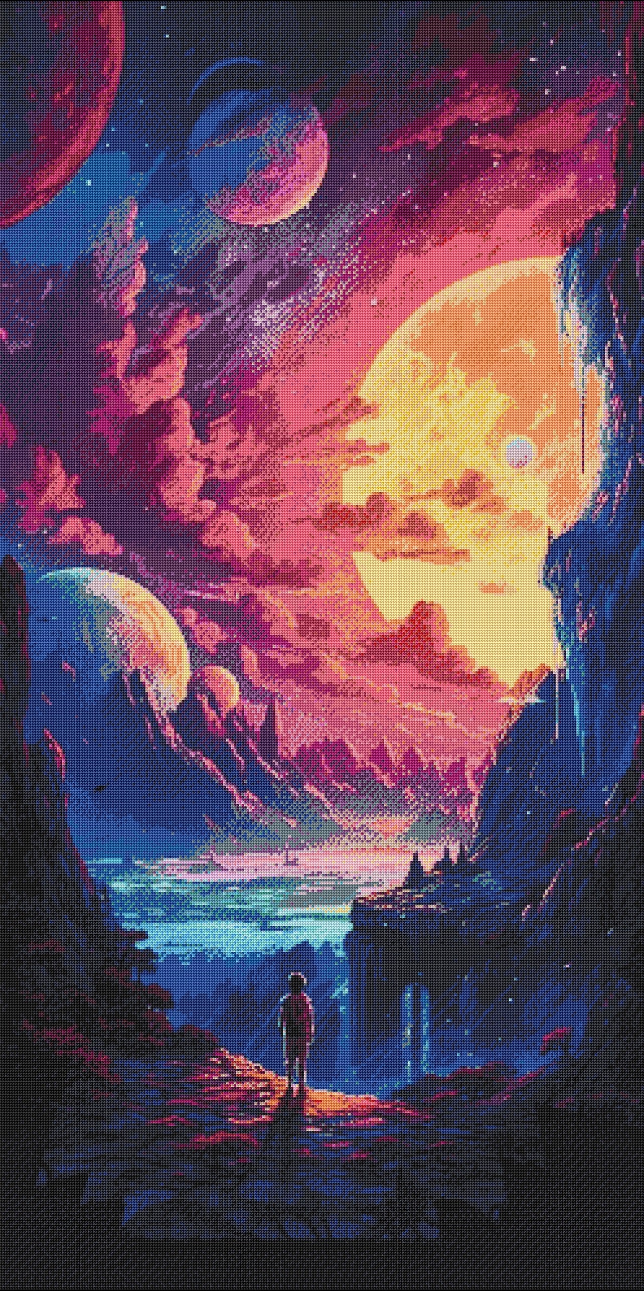 “Beyond the Falls” by Timon Angelides - XL Hybrid Render