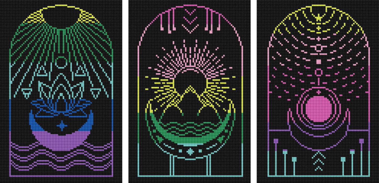 “Elemental Light” 3 pc set by Mountain Beetle