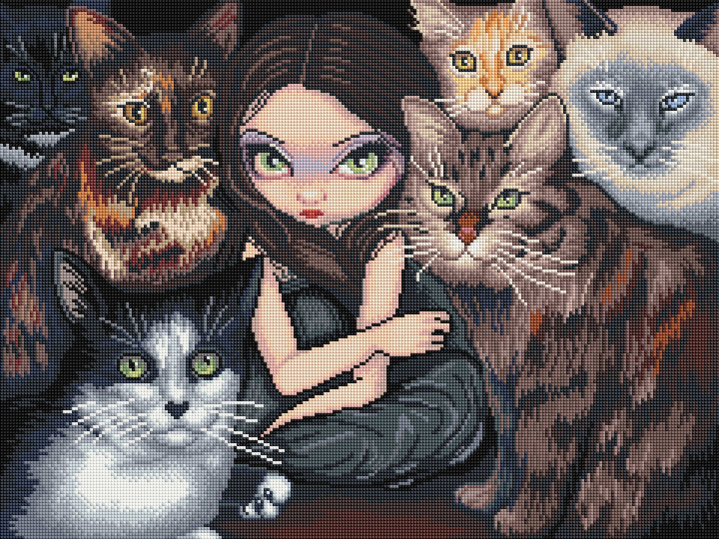 “It’s All about the Cats” by Jasmine Becket Griffith