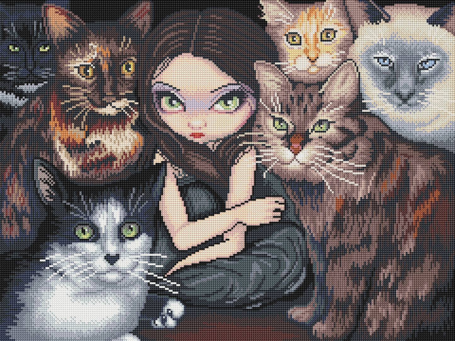 “It’s All about the Cats” by Jasmine Becket Griffith